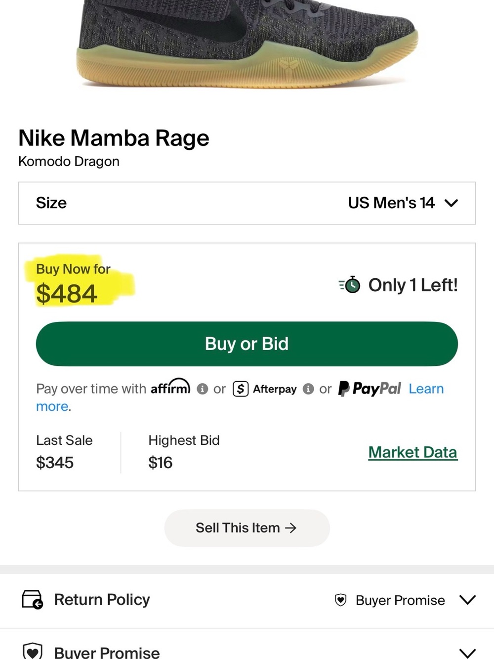 Nike Kobe Komodo Dragon 🐉 - Picture 11 of 11